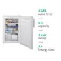 Hoover 91 Litre Freestanding Undercounter Freezer - White