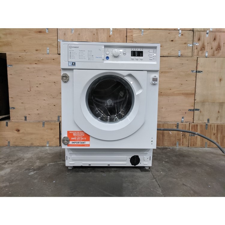 Refurbished Indesit BIWMIL71252UKN 7kg 1200rpm Integrated Washing Machine