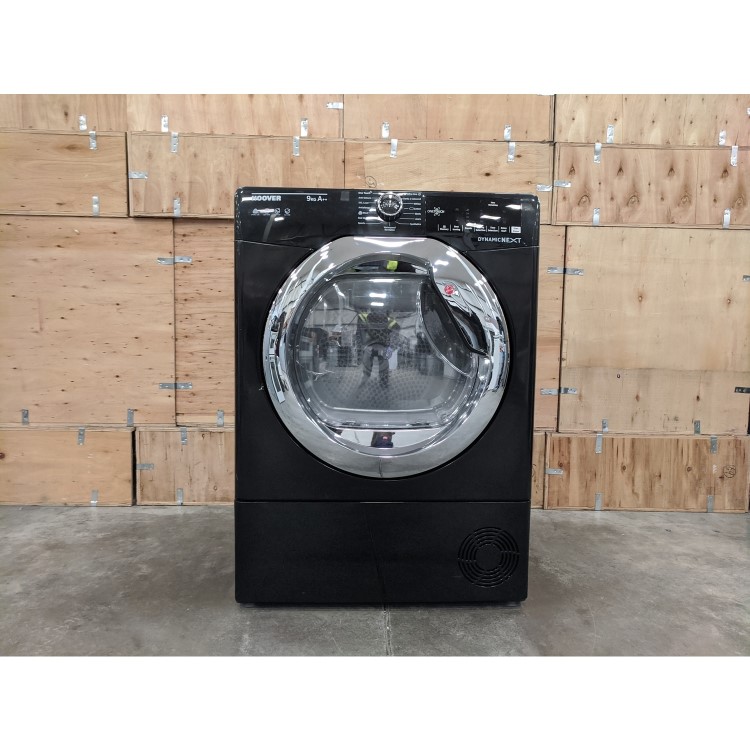 Refurbished Hoover DXH9A2TCEB Smart Freestanding Heat Pump 9KG Tumble Dryer Black
