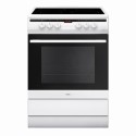 A1/608CE2TAW Refurbished Amica 608CE2TAW 60cm Single Fan Oven Electric Cooker With Ceramic Hob White