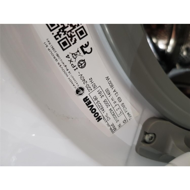 Refurbished Hoover DHL1482D3 Freestanding 8KG 1400 SpinWashing Machine