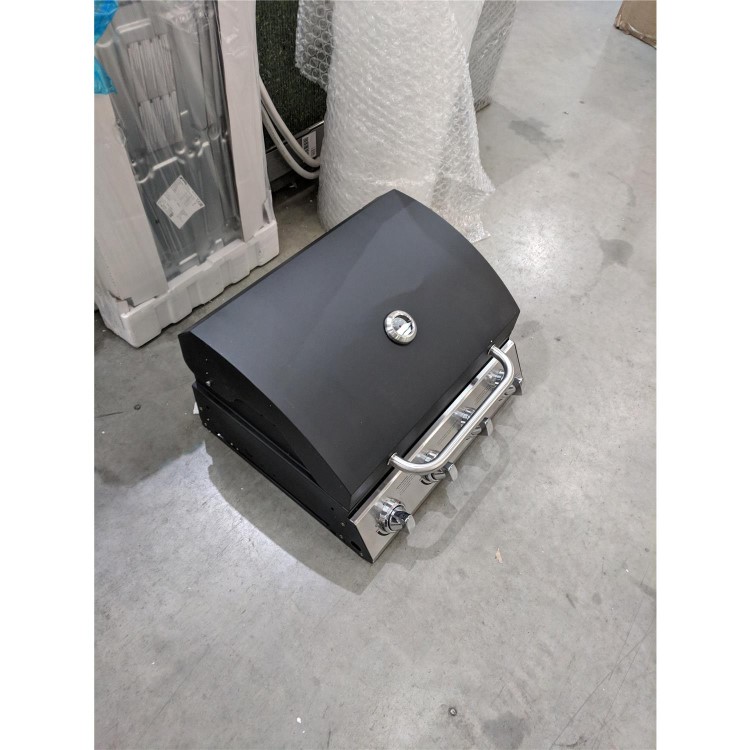 Refurbished electriQ The Texas Outdoor Kitchen 4 Burner Gas BBQ with Side Burner