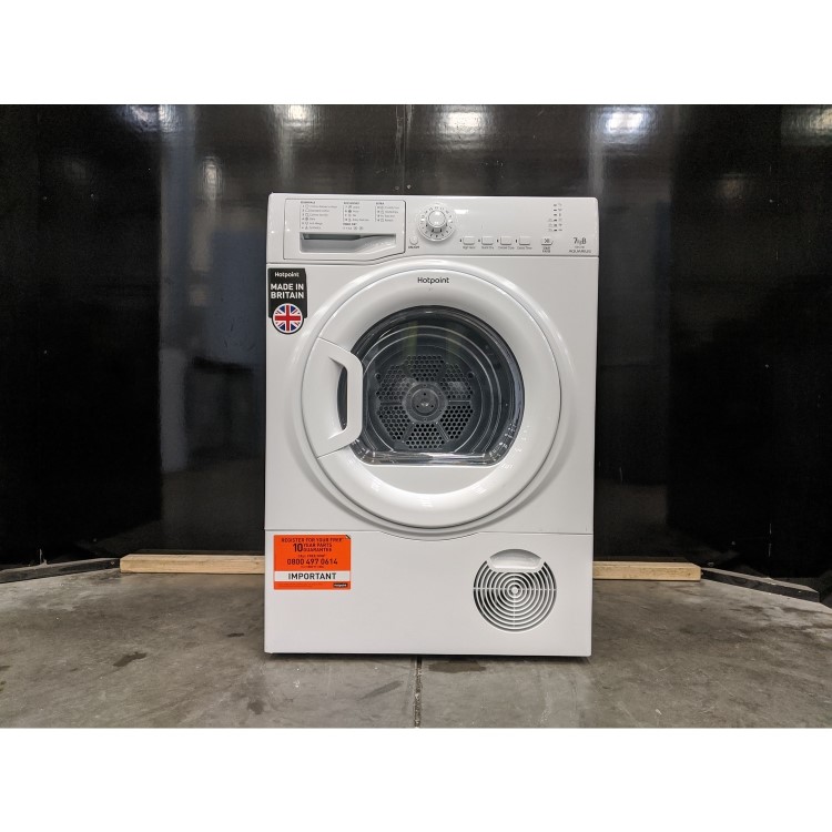 Refurbished Hotpoint Aquarius TCFS73BGP Freestanding Condenser 7KG Tumble Dryer White