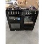 Refurbished Beko KDVC100K 100cm Electric Range Cooker with Ceramic Hob Black