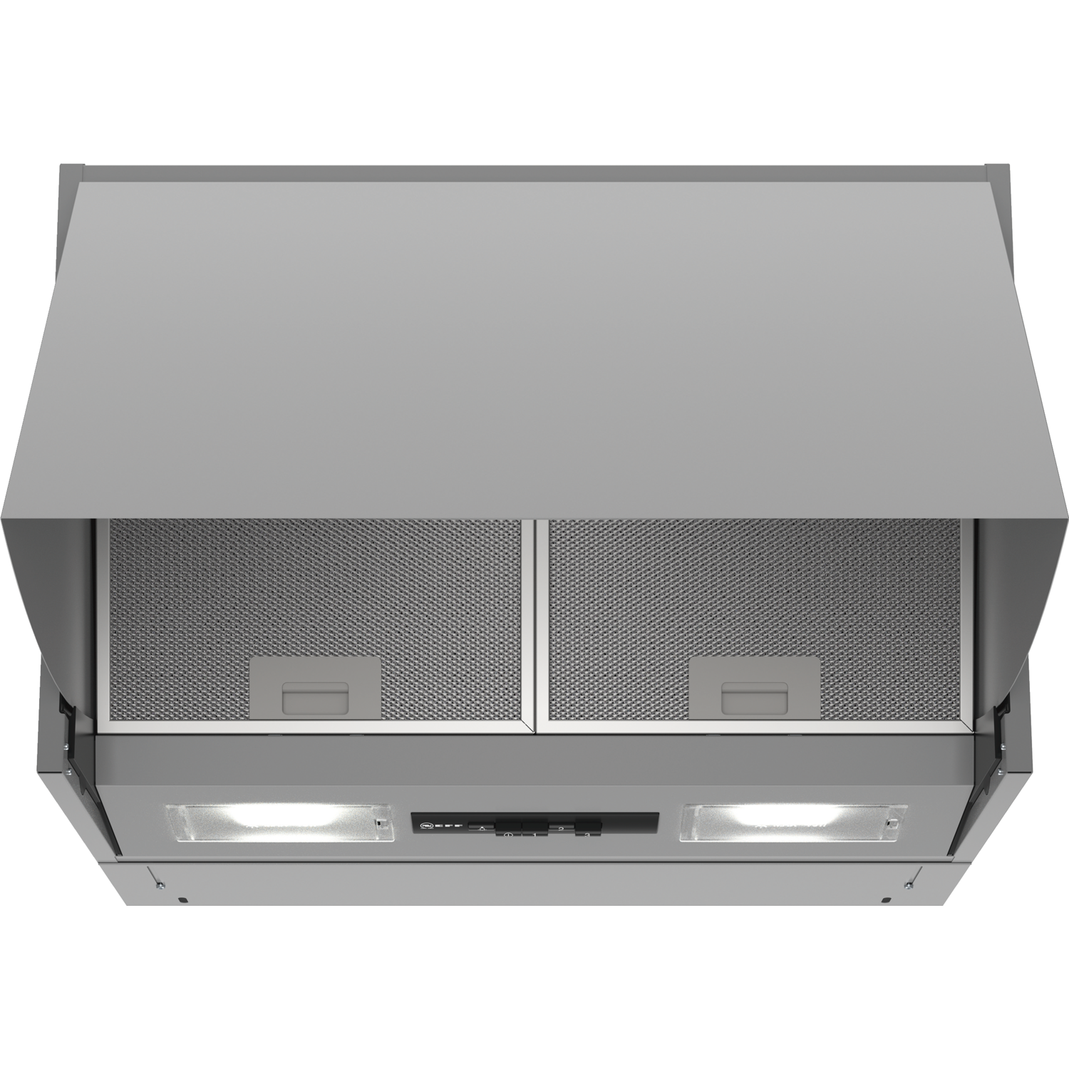 Neff N30 60cm Integrated Cooker Hood - Silver