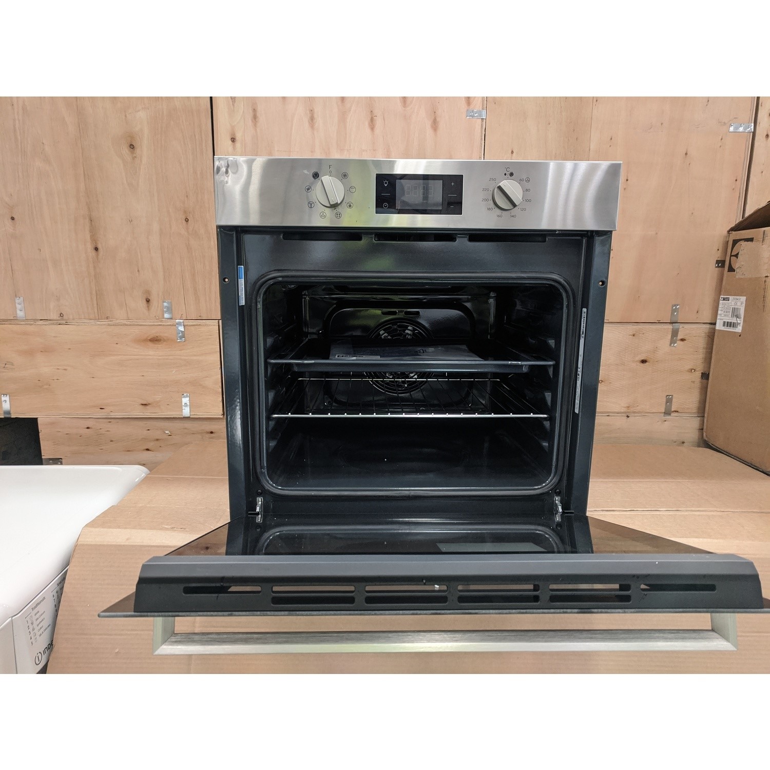 beko oif22300x electric single oven in stainless steel