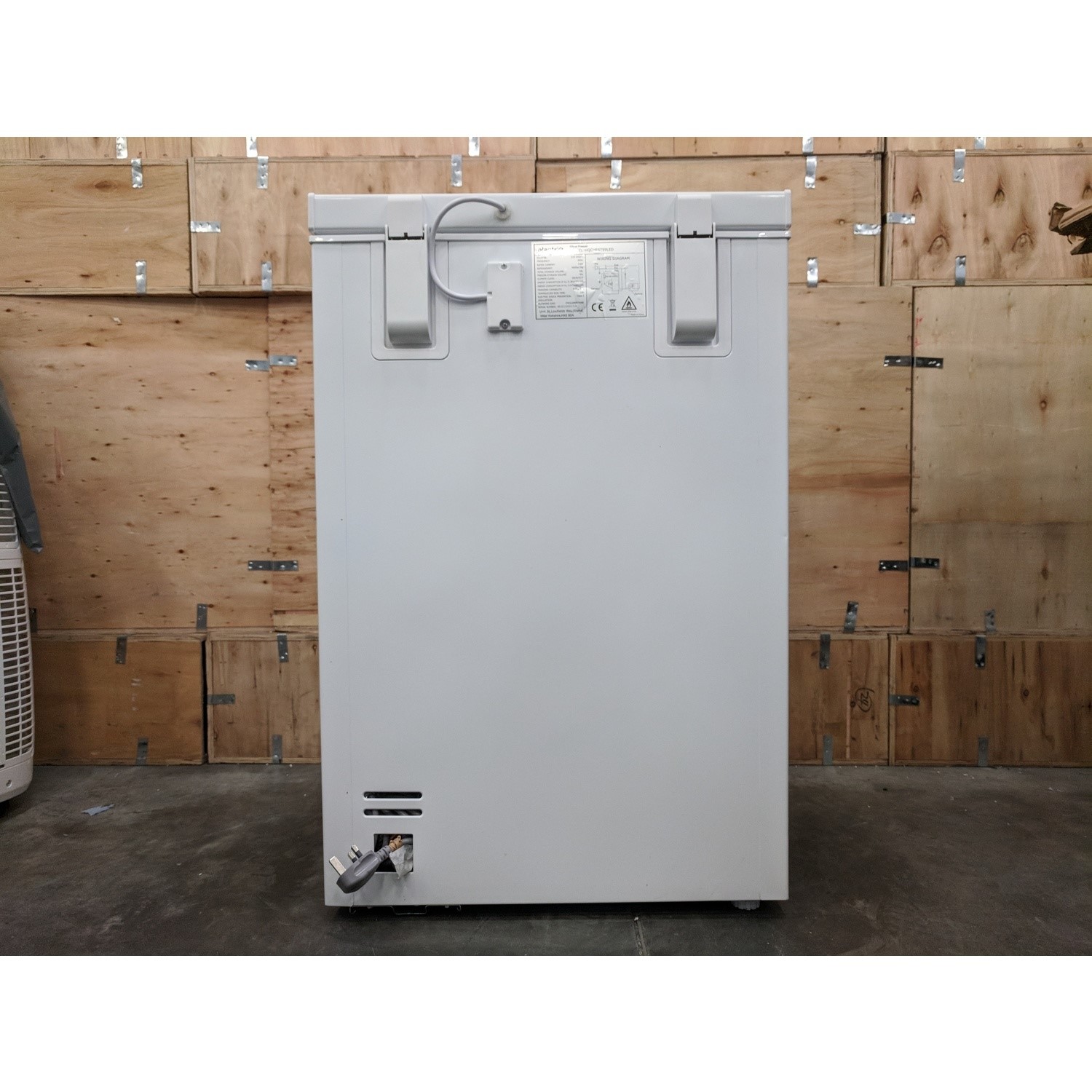 Refurbished electriQ 99 Litre Chest Freezer in White 78081804/1