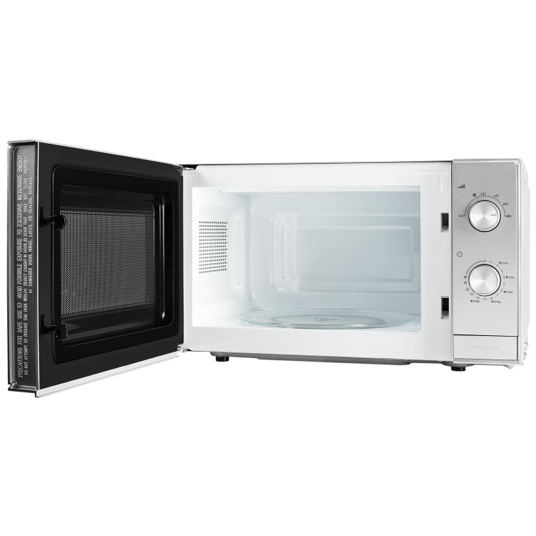 Refurbished Beko MOC20100S Built In 20L 700W Microwave Silver