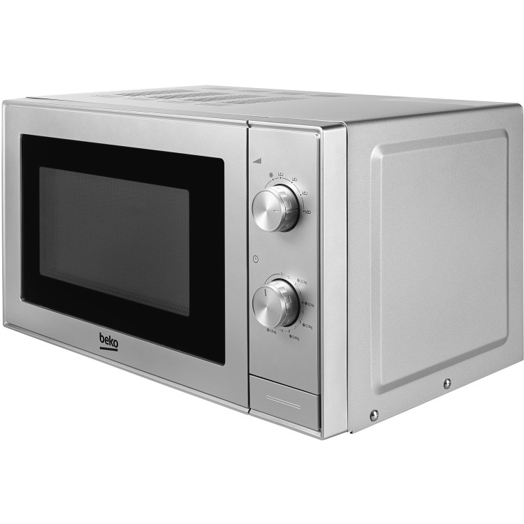 Refurbished Beko MOC20100S Built In 20L 700W Microwave Silver
