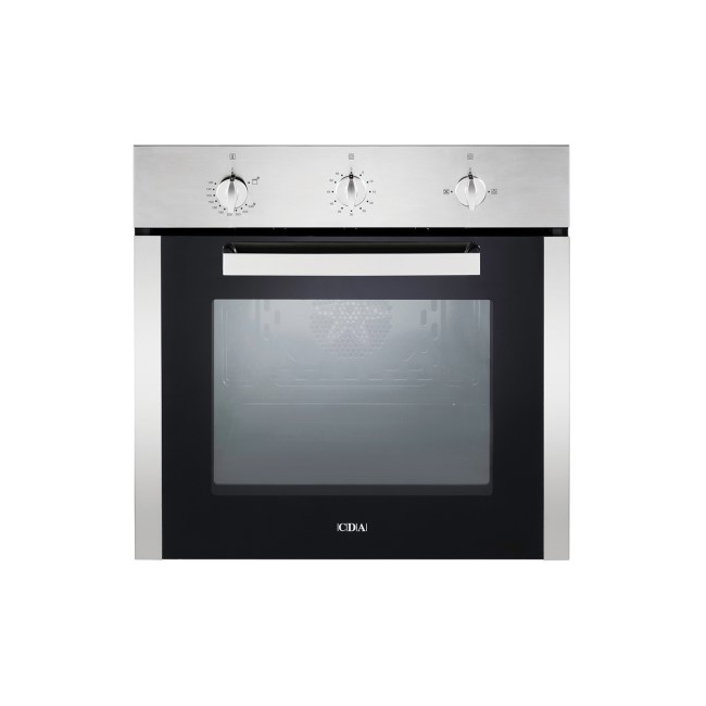 CDA Fan Assisted Gas Single Oven - Stainless Steel