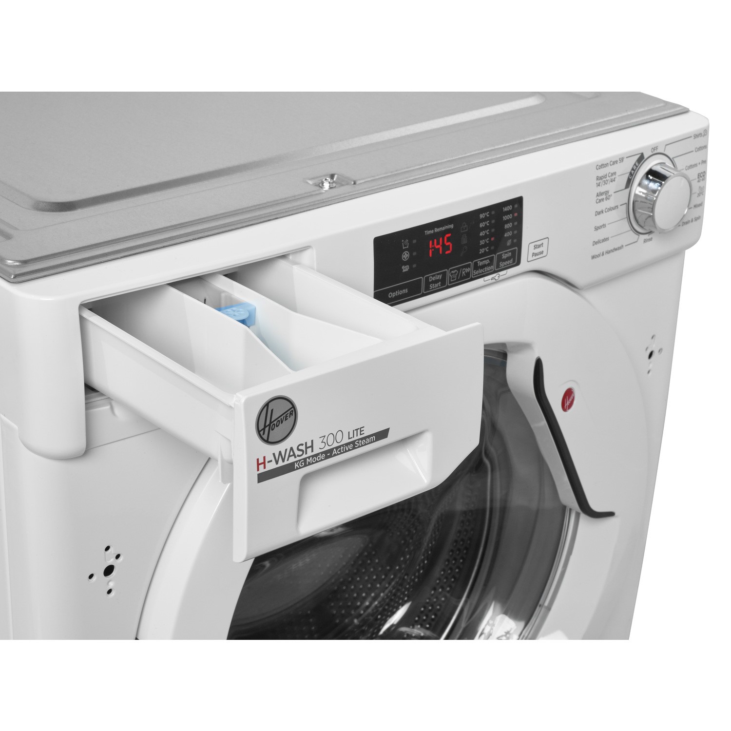 Lave Linge Frontale HOOVER 9 Kg Encastrable Blanc (HBWS49D2)