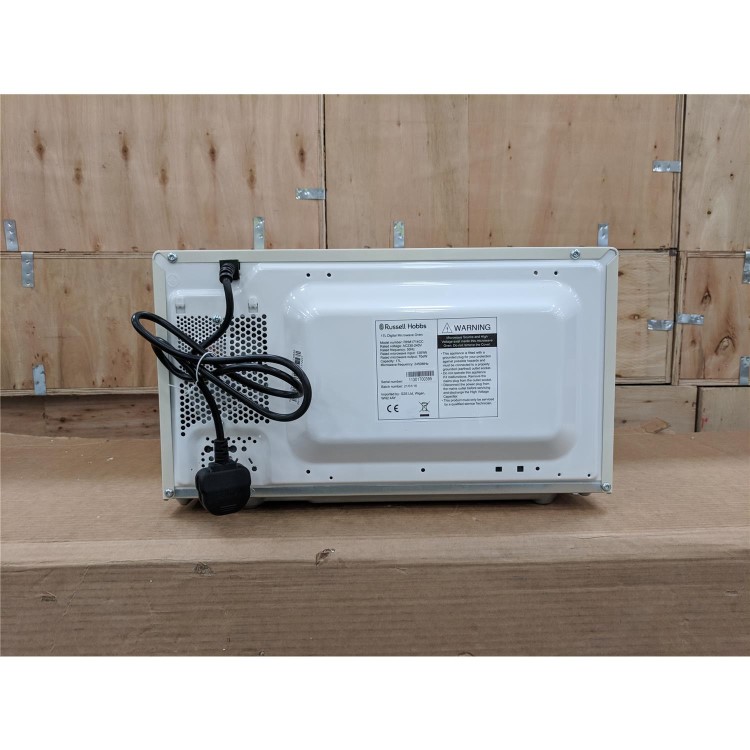 Refurbished Russell Hobbs RHM1714CC Built In 17L 700W Microwave Cream