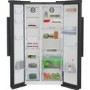 Beko 576 Litre Side By Side American Style Fridge Freezer  - Black Stainless Steel
