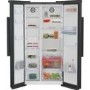 Beko 576 Litre Side By Side American Style Fridge Freezer  - Black Stainless Steel