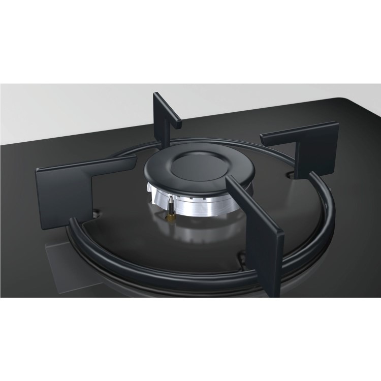 GRADE A2 - Neff T26CR51S0 N30 60cm Four Burner Gas-on-glass Hob With Side Controls - Black