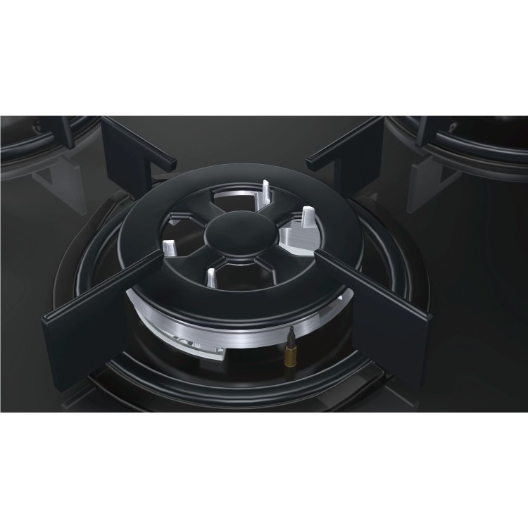 GRADE A2 - Neff T26CR51S0 N30 60cm Four Burner Gas-on-glass Hob With Side Controls - Black