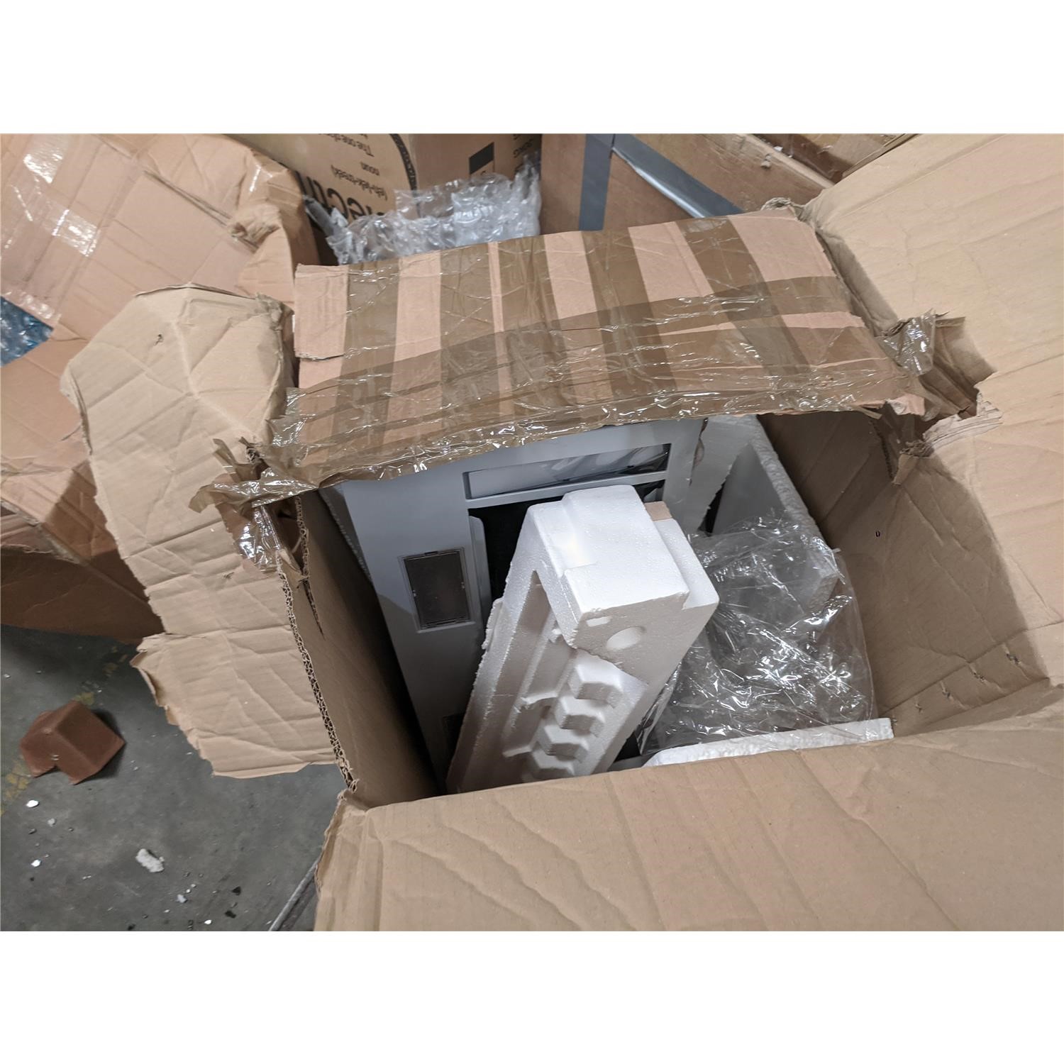 Refurbished Smeg KSG70E 75cm Canopy Cooker Hood Silver 78084983/1