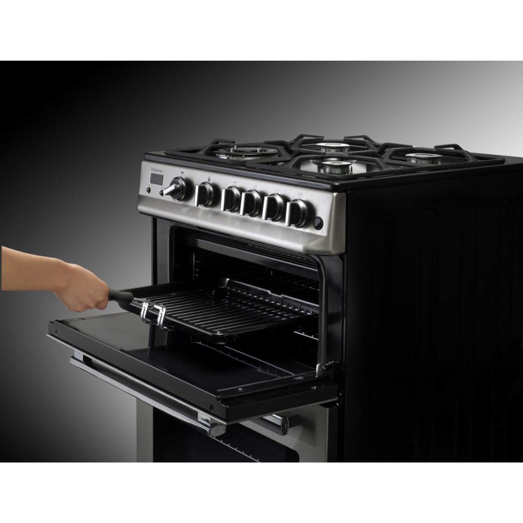 Rangemaster Professional Plus 60cm Double Oven Gas Cooker - Stainless Steel