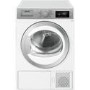 Refurbished Smeg DHT81LUK Freestanding Heat Pump 8KG Tumble Dryer White