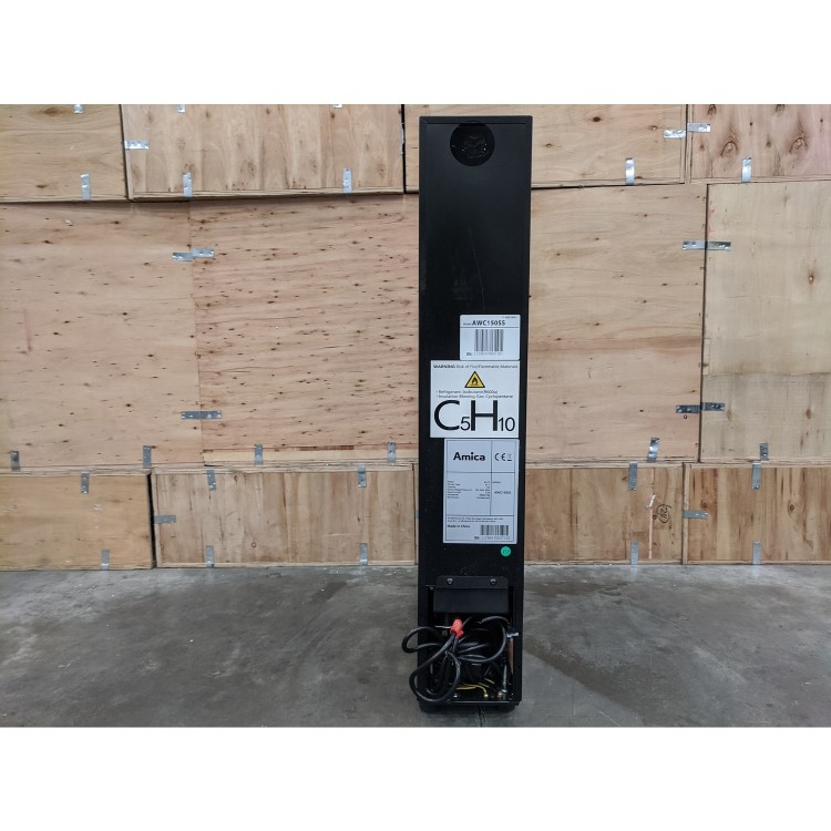 Refurbished Amica AWC150SS Freestanding 6 Bottle Single Zone Under Counter Wine Cooler Stainless Steel