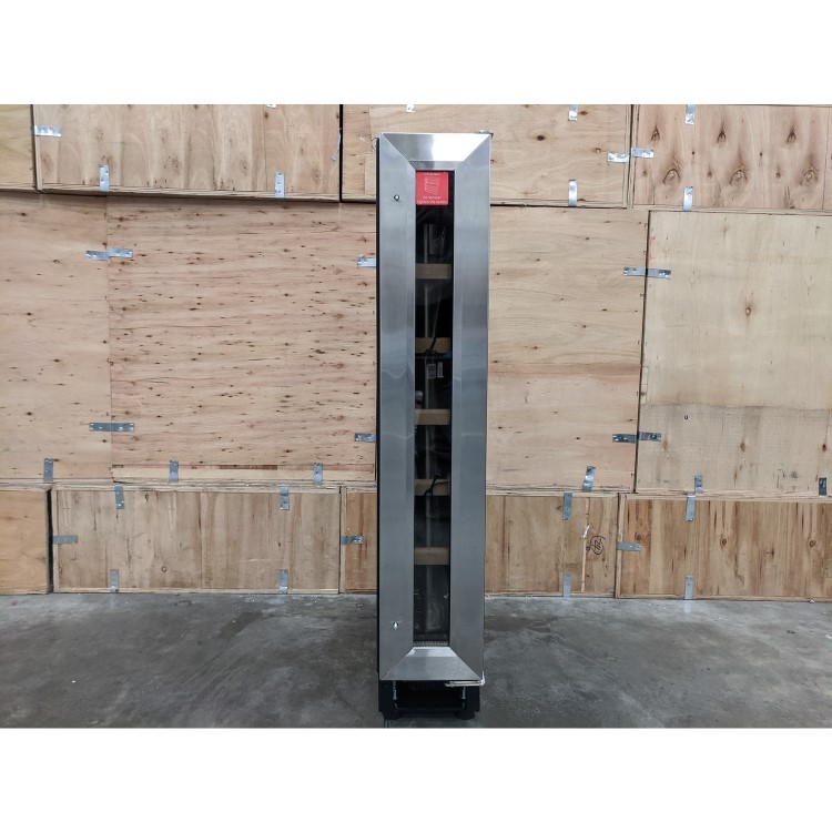 Refurbished Amica AWC150SS Freestanding 6 Bottle Single Zone Under Counter Wine Cooler Stainless Steel