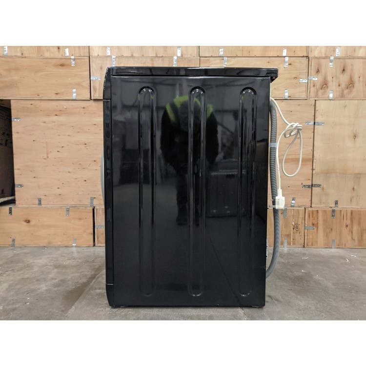 Refurbished Hotpoint NSWM843CBSUKN Freestanding 8KG 1400 Spin Washing Machine Black