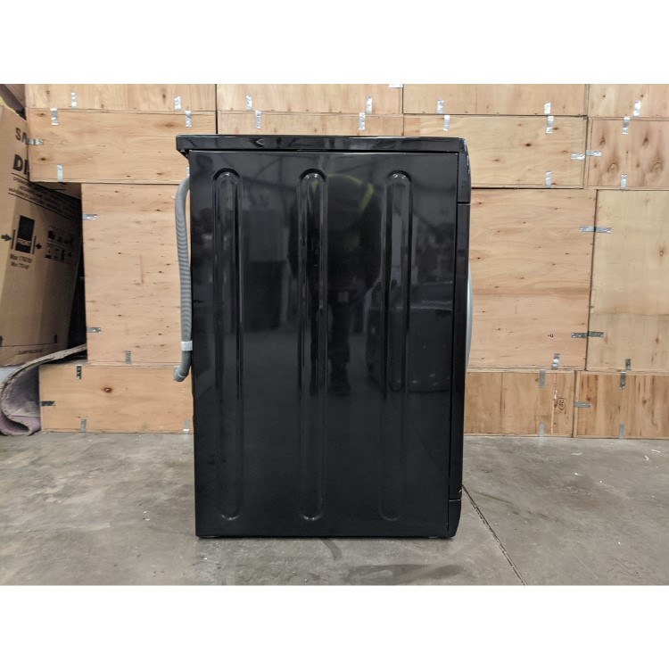 Refurbished Hotpoint NSWM843CBSUKN Freestanding 8KG 1400 Spin Washing Machine Black