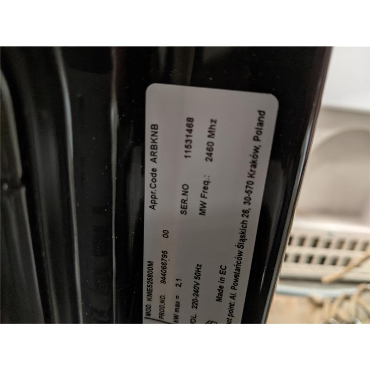 Refurbished AEG KME525800M Built In 42L 1000W Microwave with Grill Stainless Steel