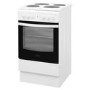 Indesit 50cm Electric Cooker with Sealed Plate Hob - White