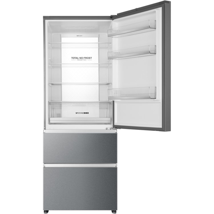 Haier 431 Litre 60/40 Freestanding Fridge Freezer With MyZone  - Silver