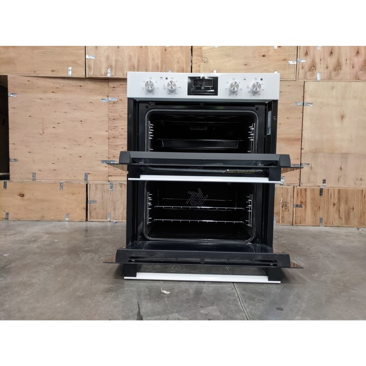 Refurbished Zanussi ZOF35601WK 60cm Double Built Under Electric Oven with Catalytic Liners White