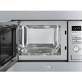Smeg Built-In 800W Microwave with Grill - Stainless Steel