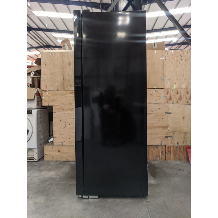 Refurbished Beko ASGN542B Freestanding 344 Litre 50/50 Frost Free American Fridge Freezer Black