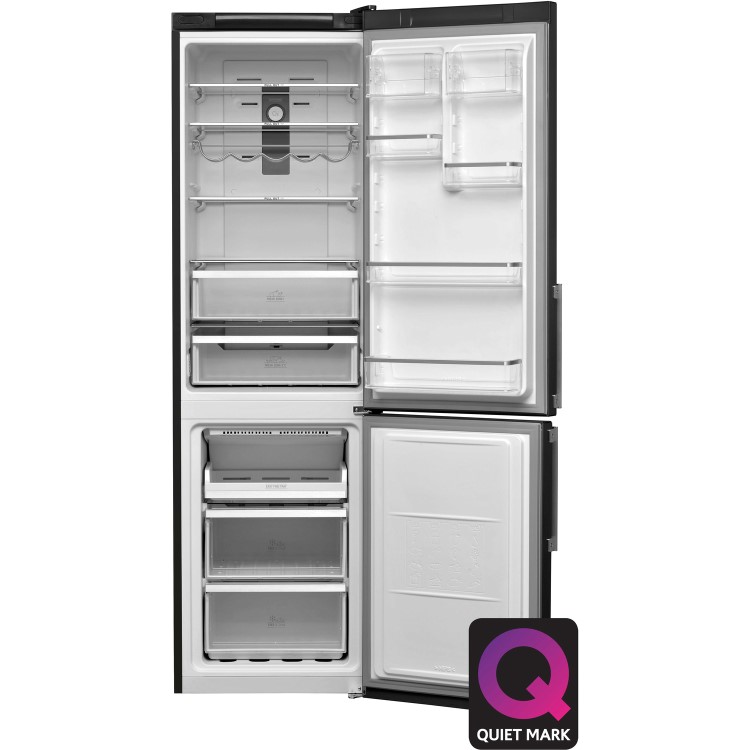 Hotpoint 368 Litre 70/30 Freestanding Fridge Freezer - Shiny steel