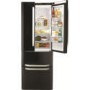 GRADE A2 - Hotpoint FFU4DK Quadrio 70cm Wide Frost Free Freestanding Fridge Freezer Shiny Black