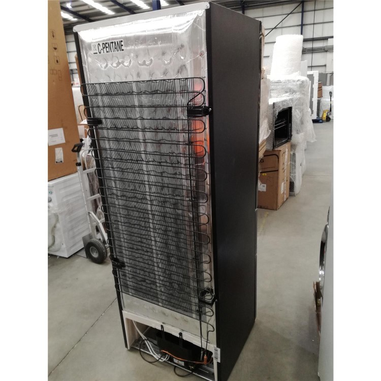 Refurbished Hotpoint FFU4DK1 Freestanding 399 Litre 60/40 Fridge Freezer Black
