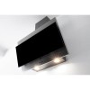 GRADE A2 - Hotpoint PHVP64FALK 60cm Touch Control Angled Cooker Hood - Black Glass &amp; Stainless Steel