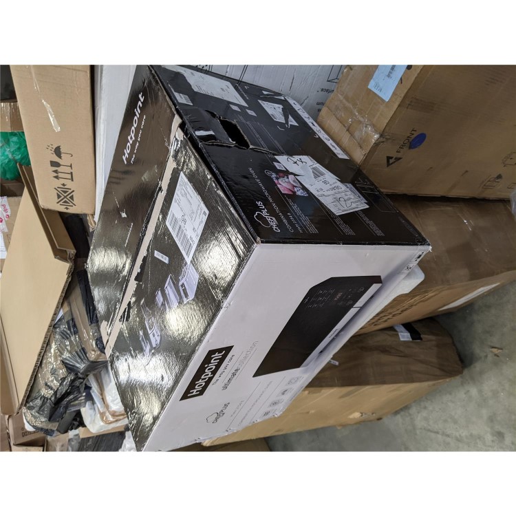 Refurbished Hotpoint MWH2734B Built In 27L 800W Microwave Black
