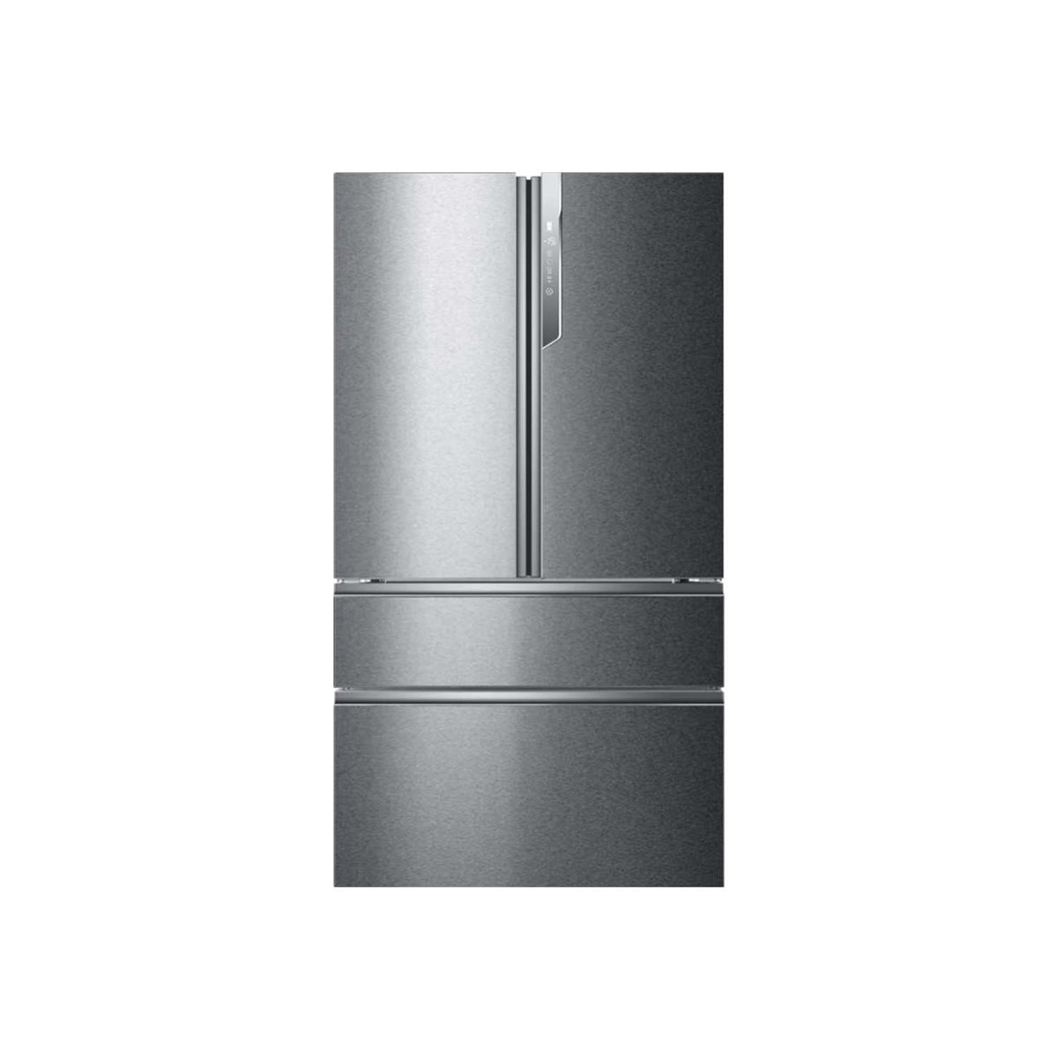 Refurbished Haier HB26FSSAAA Freestanding 665 Litre 70/30 Frost Free Fridge Freezer Silver