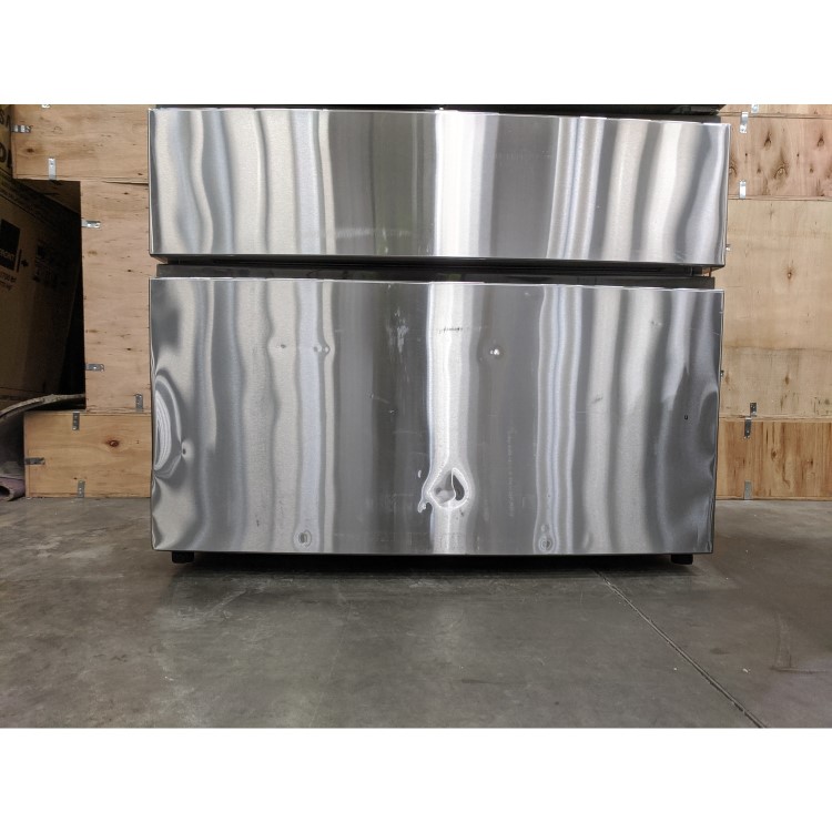 Refurbished Haier HB26FSSAAA Freestanding 750 Litre 70/30 Frost Free Fridge Freezer Silver