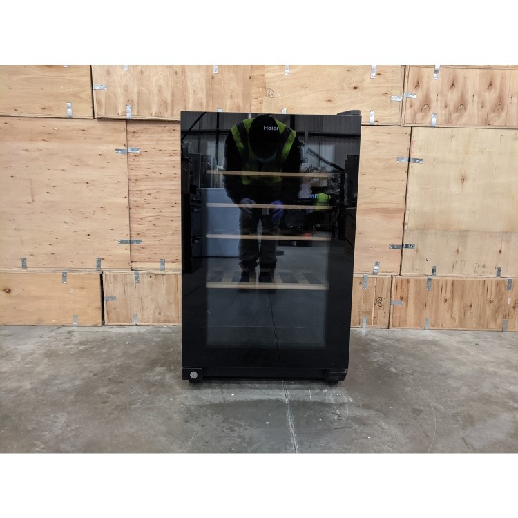Refurbished Haier 1/WS30GA Freestanding 30 Bottle Single Zone Wine Cooler Black