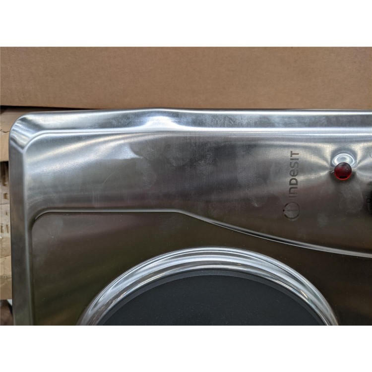 Refurbished Indesit TI60X 60cm 4 Zone Electric Hob Stainless Steel