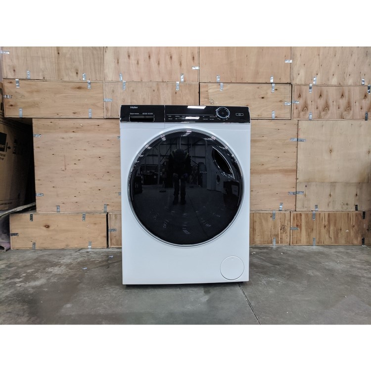 Refurbished Haier HWD100-B14979 Freestanding 10/6KG Washer Dryer White