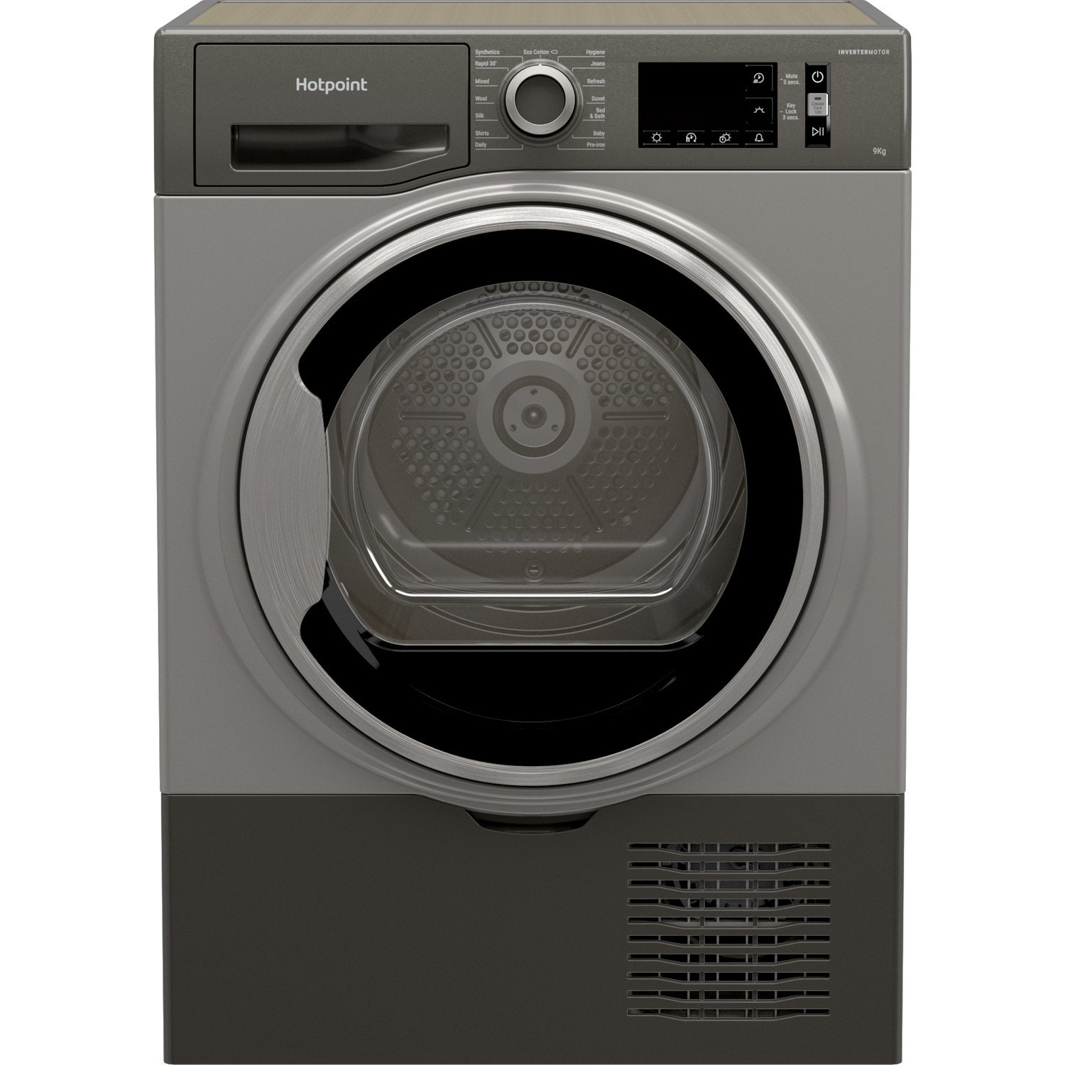 Hotpoint 9kg Freestanding Condenser Tumble Dryer - Graphite