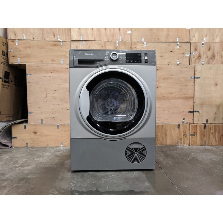 Refurbished Hotpoint H3D91GSUK Freestanding Condenser 9KG Tumble Dryer Graphite