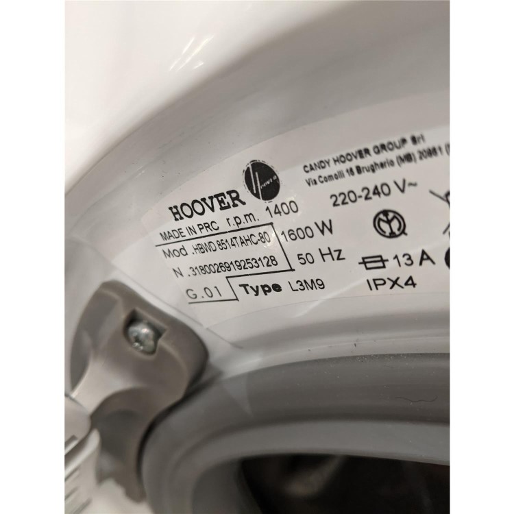 Refurbished Hoover HBWD 8514TAHC Integrated 8/5KG 1400 Spin Washer Dryer