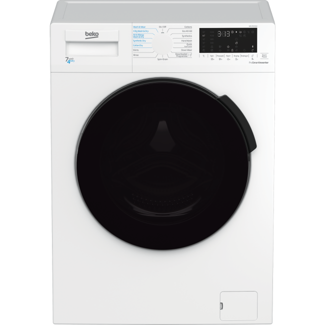 Refurbished Beko WDL742431W Freestanding 7 4KG Washer Dryer White
