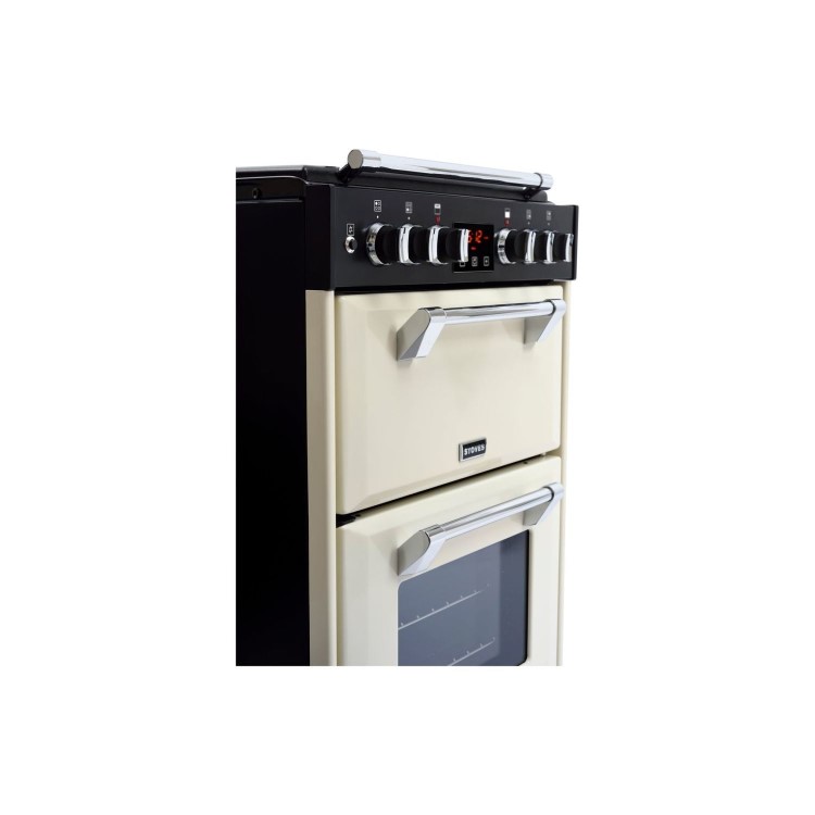 Stoves Richmond 600DF 60cm Dual Fuel Cooker With Lid - Cream