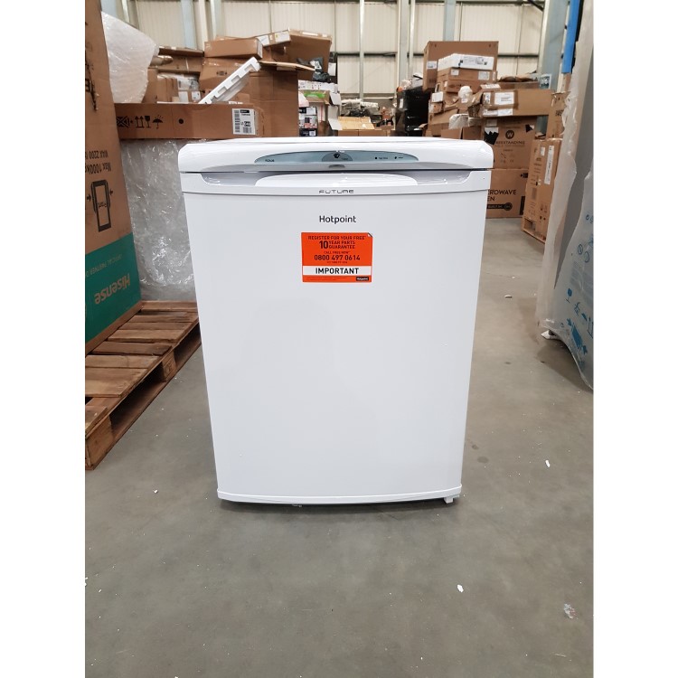 Refurbished Hotpoint RZA36P1 Freestanding 90 Litre Under Counter Freezer White