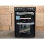 Refurbished Belling Farmhouse 60DF 60cm Double Oven Dual Fuel Mini Range Cooker Black